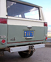 1968-9/72 FJ55 License Plate Lamp