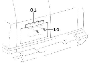 FJ60 and FJ62 License Plate Lamp Assembly - Abmulance Doors