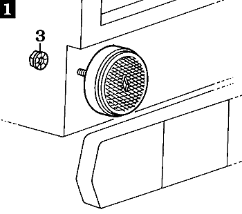 9/73-10/85 FJ45 Pickup Rear Reflector Diagram