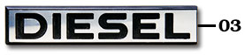 HJ/BJ Diesel Grill Emblem