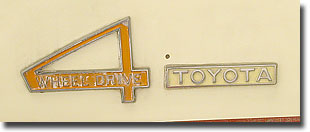 1968-7/80 Rear FJ55 Emblems