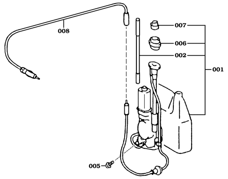 100 Series Land Cruiser Manual Antenna Assembly