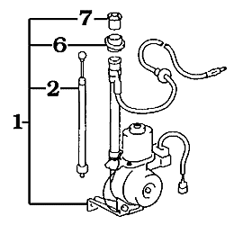 80 Series Land Cruiser Electric Antenna Assembly