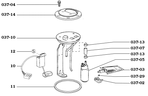 1/98-2006 100 Series Fuel Pump