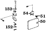 FJ55 Fuel Door Hinge Assembly