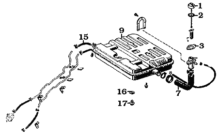 1968-7/80 FJ55 Fuel tank Assembly