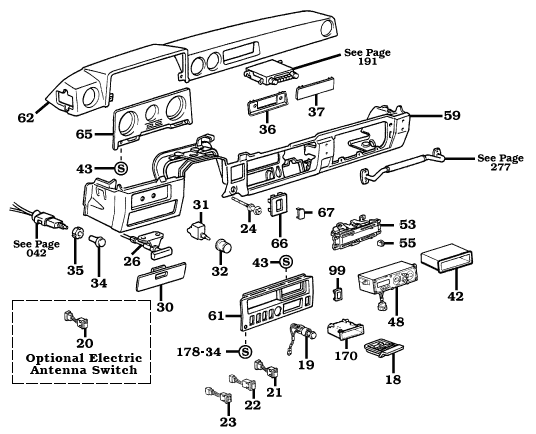 FJ60 Dash Assembly