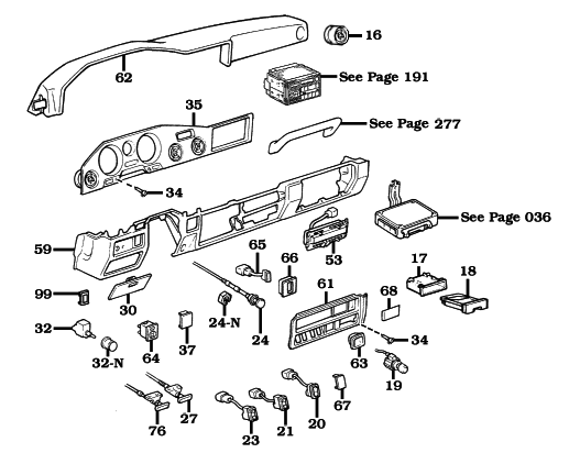 FJ62 Dash Assembly
