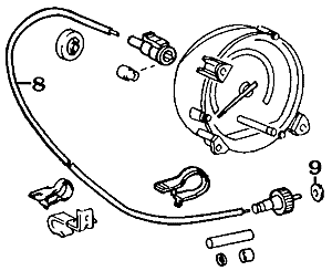 60/62 Series Speedo Cable