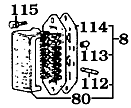 September 1971 to 1979 Fuse Block assembly diagram