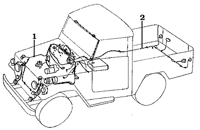 FJ45 Long Bed Wiring