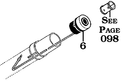 1958 to September 1972 Steering column bushing assembly