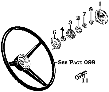 1958 to September 1972 FJ40 and FJ45 horn assembly