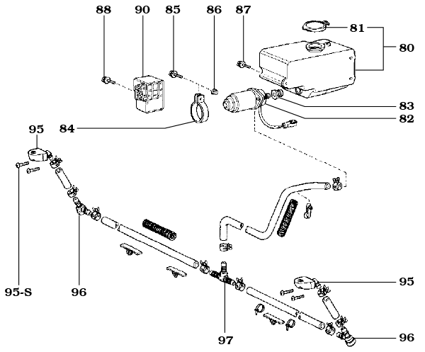60 and 62 Series Headlamp Washer Assembly