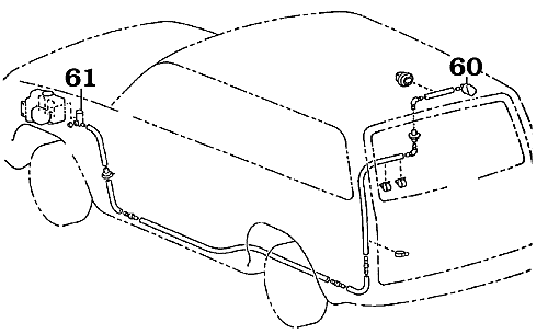 80 Series Rear Washer Assembly