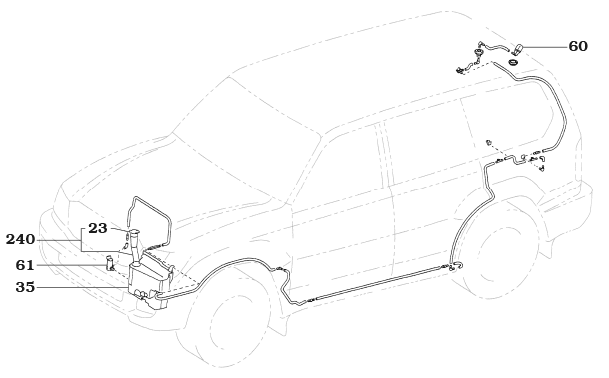 8/92-1/98 80 Series Washer Valve Assembly