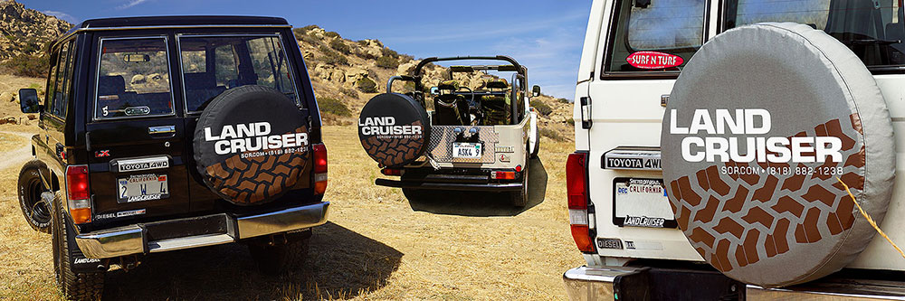 SOR Land Cruiser Spare Tire Covers