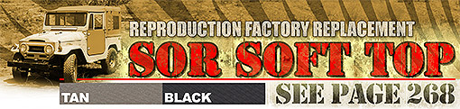 See page 268 for SOR Reproduction Soft Top