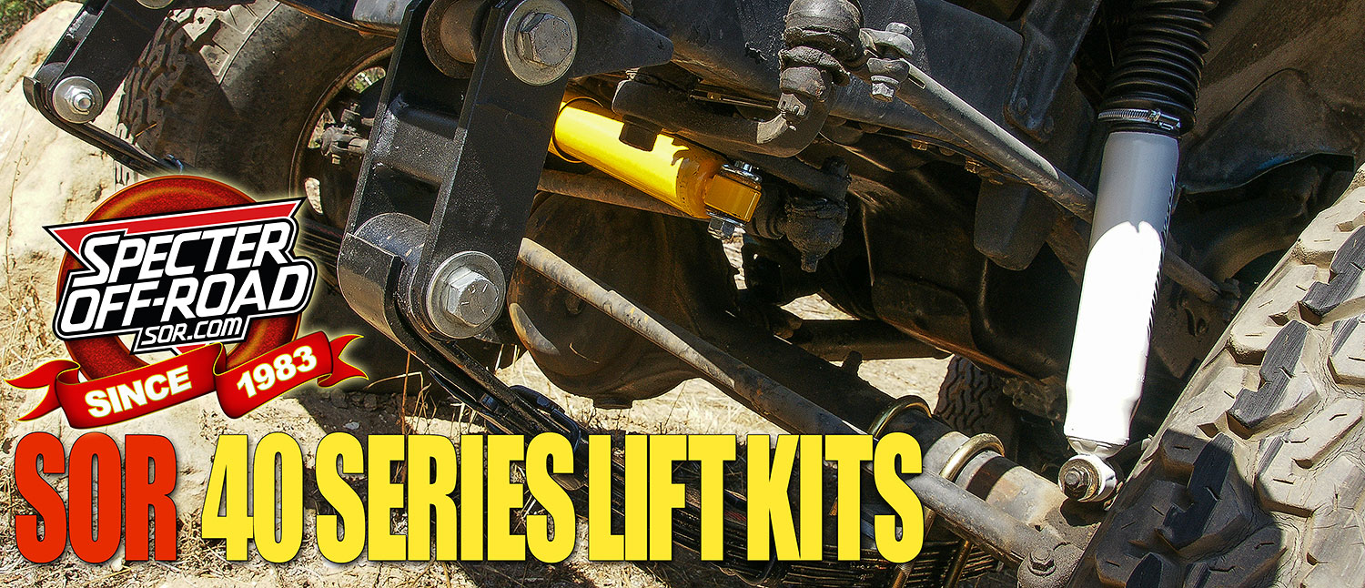 Specter Off-Road 40 Series Lift Kit