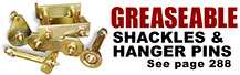Click for Greaseable Shackles and shackle pins