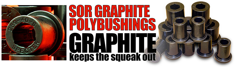 SOR Graphite Impregnated Polyurethane Bushings