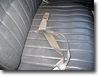 Example: Seat with seatbelt holes