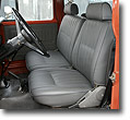 SOR Deluxe Vinyl Seat Covers - Land Cruiser FJ45, FJ47, HJ45 and HJ47 Right Hand Drive Pickup and Troopy