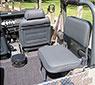 1979-1984 FJ40 Rear Jump Seat Covers and Seat Foam Cushions