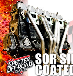 SOR 2 piece silver ceramic coated header installed