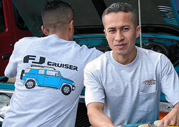 376-207 & #376-208  Mens 
FJ Cruiser T-Shirt