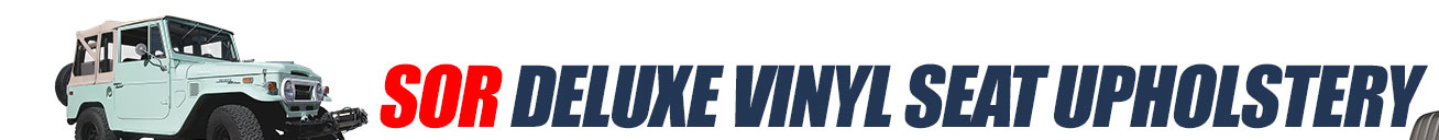 1962-1971 SOR FJ40 Deluxe Seat Upholstery