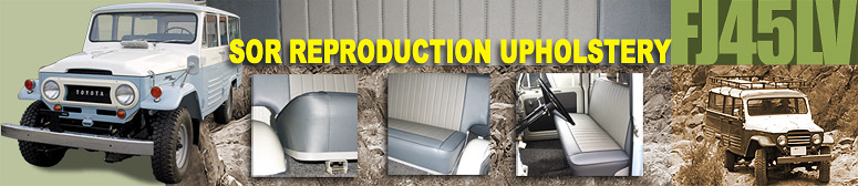 SOR Deluxe Upholstery for your FJ25