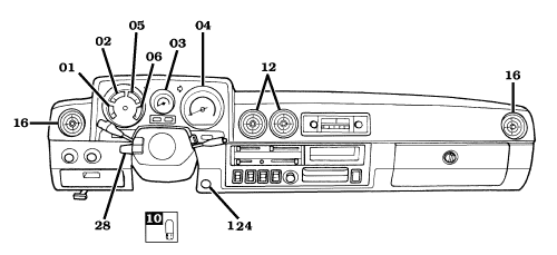 FJ60 Dash Vents and Instuments
