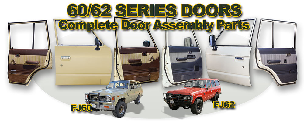 60 Series Land Cruiser Front and Passenger Doors