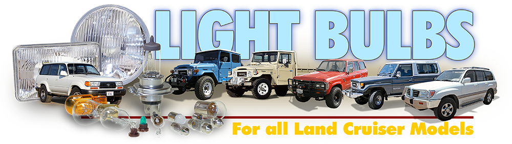 Light bulbs for all Land Cruiser Models