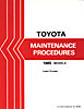 Navigate to Maintenance Procedures manuals
