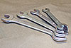 Various open ended wrenches