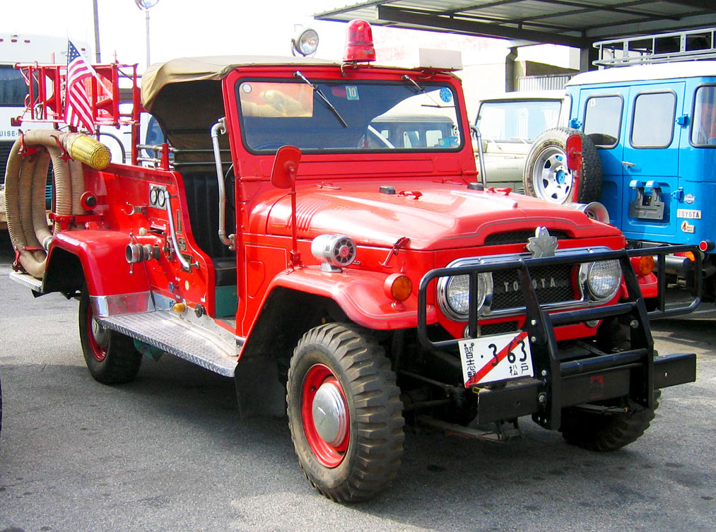 1964 FJ45 Right Hand Drive Fire Truck