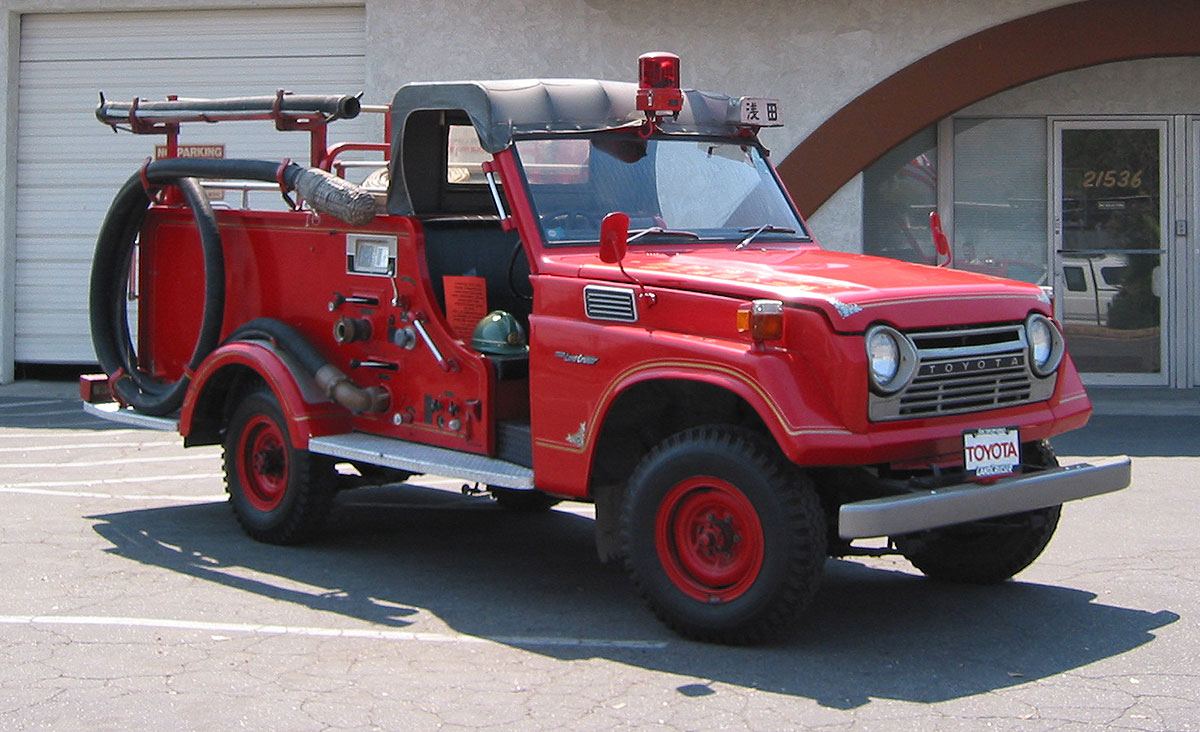 1976 FJ56 Right Hand Drive Fire Truck